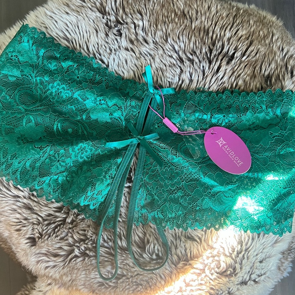 Wilddove Green Lace Panties